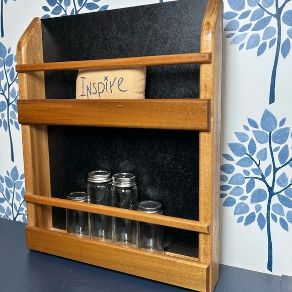 Vintage Wooden Spice Rack - Picture 3 of 10